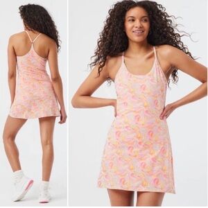 Outdoor Voices‎ The Exercise Dress Women's Pink Marble XL